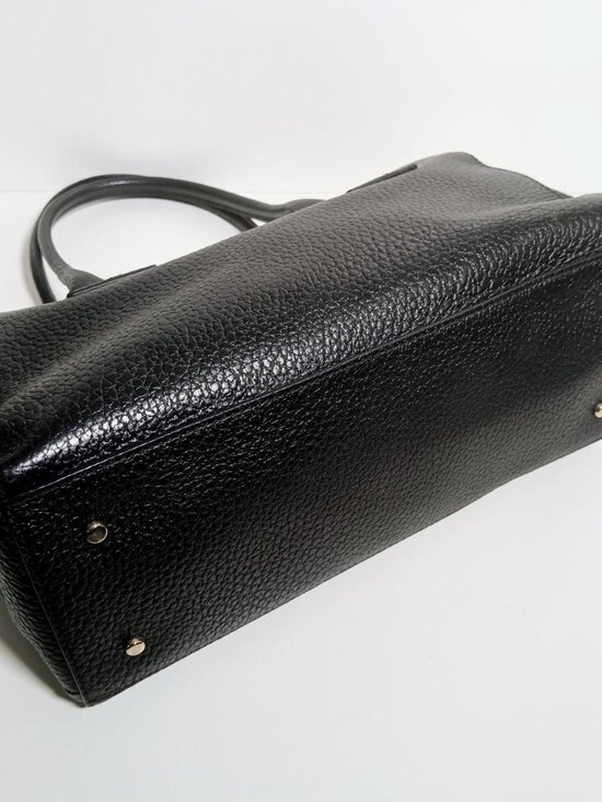 Gorgeous Kate Spade Black Pebbled Leather Southport Lydia  Kate Spade Southport Avenue Lydia Black Pebbled Leather Bag